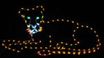 4' Lioness Holiday Light Display