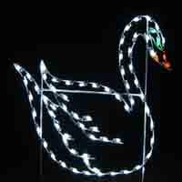 4' Swan Holiday Light Display