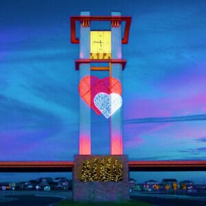Heart Custom Valentine's Day Fiberglass Display