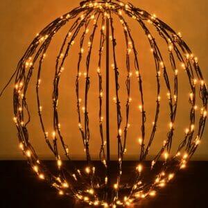 Orange LED Light Spheres
