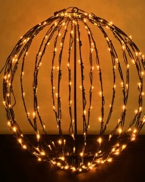 Orange LED Light Spheres
