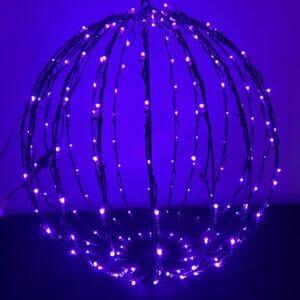 Purple LED Light Sphere