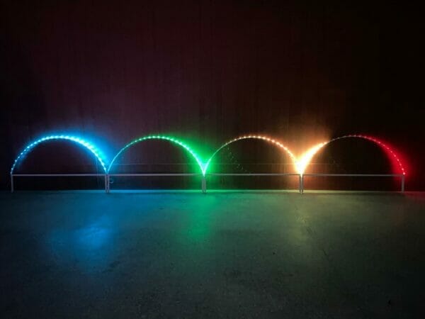 72" RGB Leaping Arches
