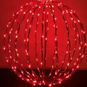 Red LED Light Sphere