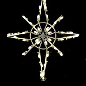 8' 2D Nativity Star LED Commercial Tree Topper