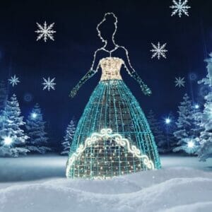 16' Princess Custom Holiday Light Display