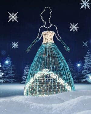 16' Princess Custom Holiday Light Display