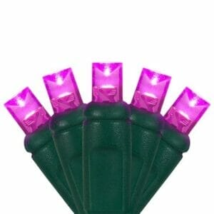 Pro-Grade® 5mm 100 Light LED Pink Mini Light Strings