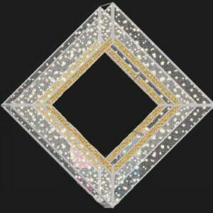 8' Adaptable Photo Frame Holiday Light Display