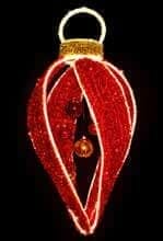 48" Pendant Ornament Holiday Light Display