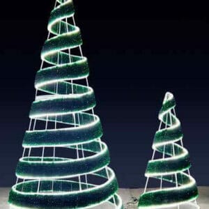 6' Spindle Tree Holiday Light Display