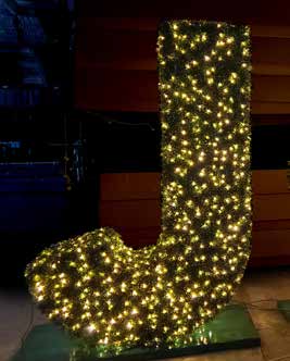 6' Topiary Letters Holiday Lighting Display