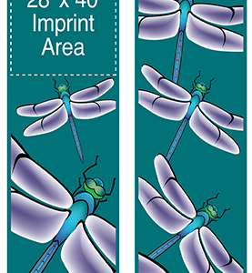 Dancing Dragonflies Street Banner Set 03411