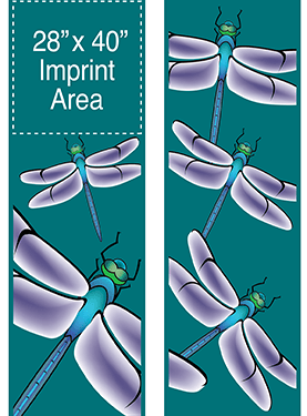 Dancing Dragonflies Street Banner Set 03411
