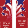 Trio Of Shooting Stars Street Banner Set 04209