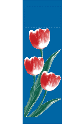 Real Red Tulips Street Banner 05312