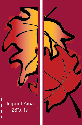 Double Fall Maples Street Banner Set 05322