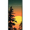 Autumn Lake Sunset Street Banner 06307