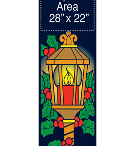 Festive Lamppost Street Banner 06423