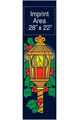 Festive Lamppost Street Banner 06423