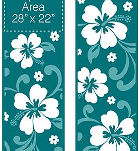 Happy Hibiscus Street Banner Set