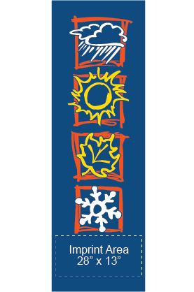 Four Festive Seasons Street Banner 08307_30x94