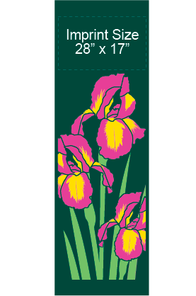 Iris In Fields Street Banner 08314_30x94