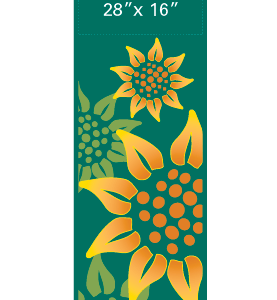 Sunny Sunflowers Street Banner 09201