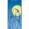 Summer Reeds At Night Street Banner 09210