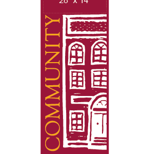 Pride Of Community Street Banner