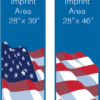 Blue Patriot Flag Street Banner Set 09305