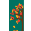 Falling Autumn Leaves Street Banner 09321
