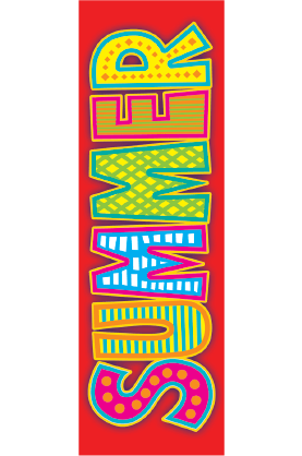 Graphic Summer Street Banner
