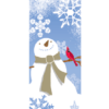 Country Snowman With Bird Street Banner 09936
