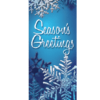 Sparkling Frosty Snowflakes Street Banner 09940