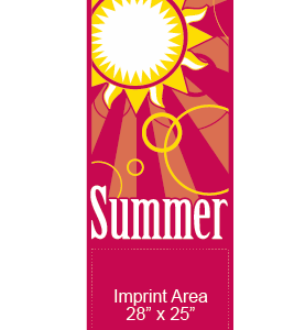 Hot Summer Days Street Banner 10204_30x94