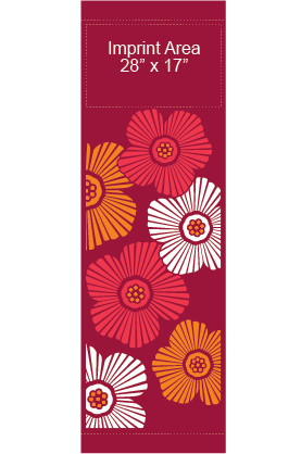 Fancy Flower Array Street Banner 10309_30x94