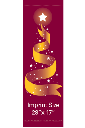 Gold Seasons Ribbon Street Banner 11215
