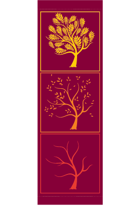 Thinning November Leaves Street Banner 11321