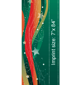GREEN STREAMER CELEBRATION STREET BANNER