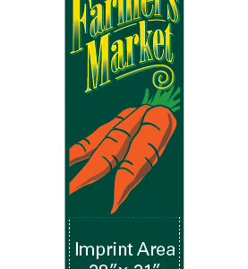 Carrots In Farmers Market Street Banner