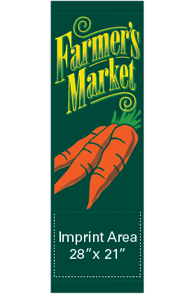 Carrots In Farmers Market Street Banner