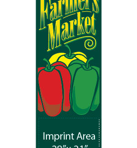 Peppers In Farmers Market Street Banner