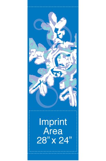 Blue Wonder Snow Street Banner 12323