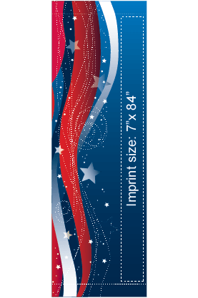 July 4th Star Streamers Street Banner 12932