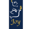 White Joy Doves Street Banner 13221