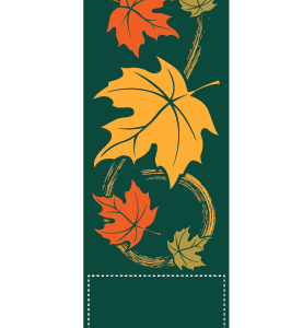 Whispering October Winds Street Banner 13222