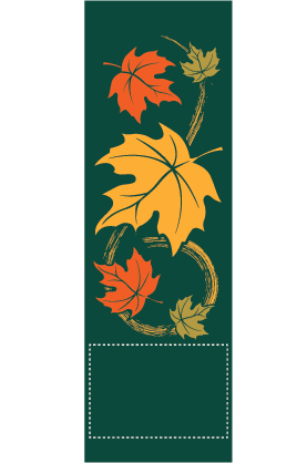 Whispering October Winds Street Banner 13222