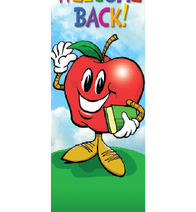 Welcome Back Apple Street Banner 13934