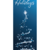 Glittering Starlight Tree Street Banner 13941